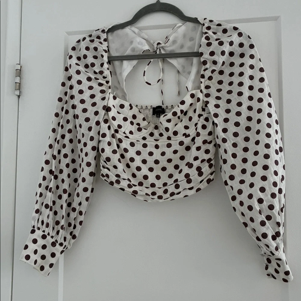 MAJORELLE EMILY POLKA DOT TOP - Picture 2 of 4